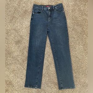 Guess Dark Blue Straight Leg Jeans